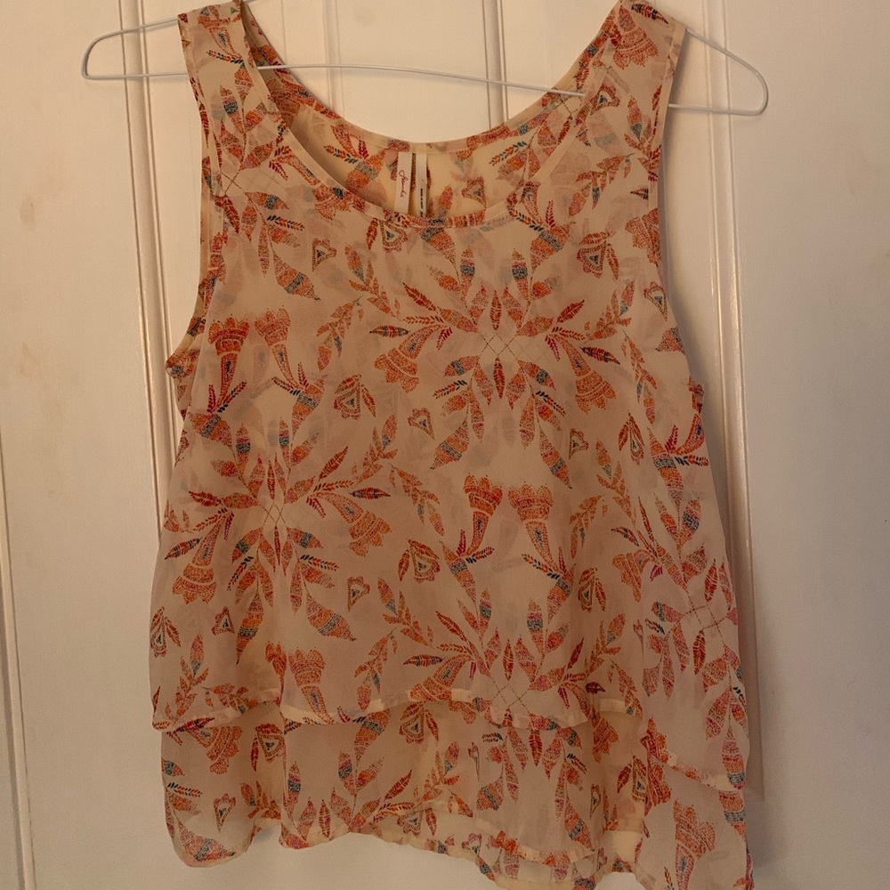 Small Patterned Tank Top